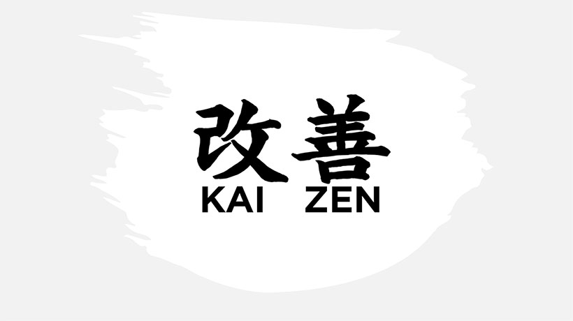 kaizen significato - 2 ideogrammi