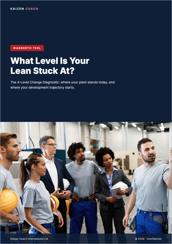 4-Level Lean Change Diagnostic - PDF Guide